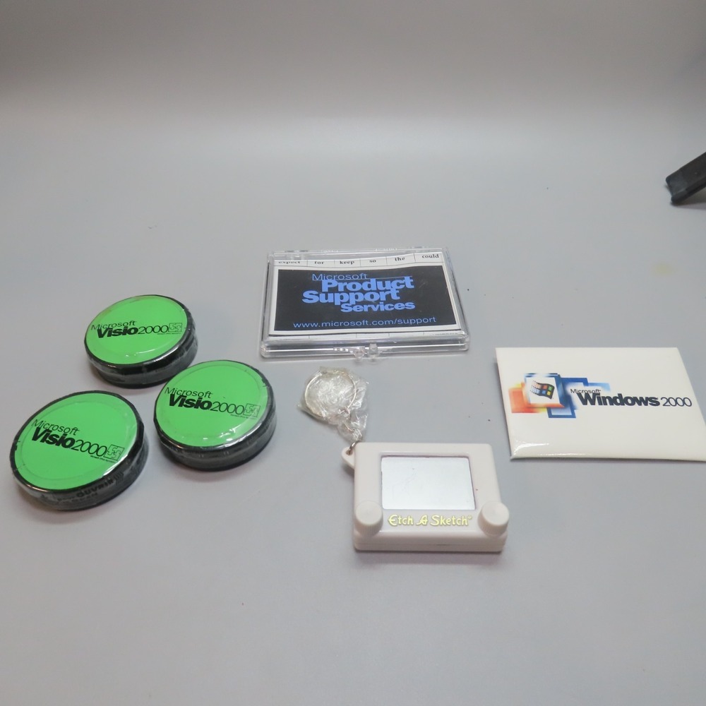 Tech Industry Keychain Advertising Lot 1990s‎ Microsoft